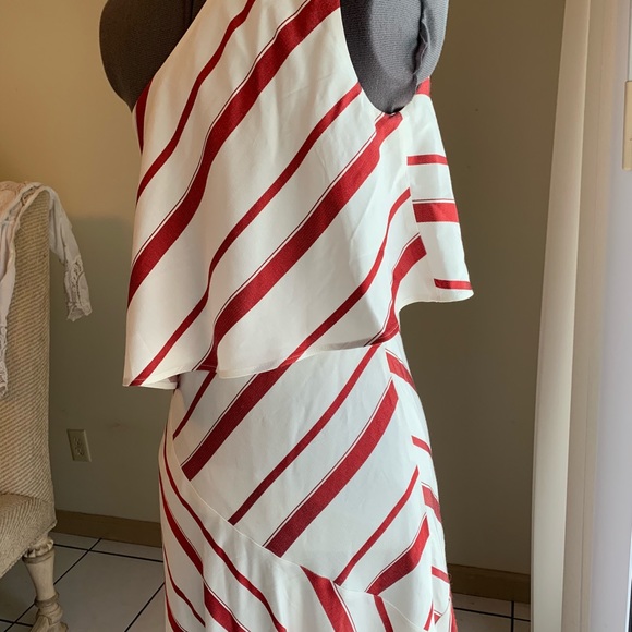 Banana Republic One shoulder Striped dress - Picture 7 of 8